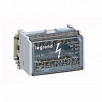 Модульный распределительный блок - 2П - 100 A - 7 подключений |  код. 004880 |   Legrand